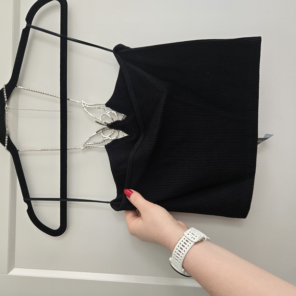 Butterfly Rhinestone Top - Picture 4 of 7